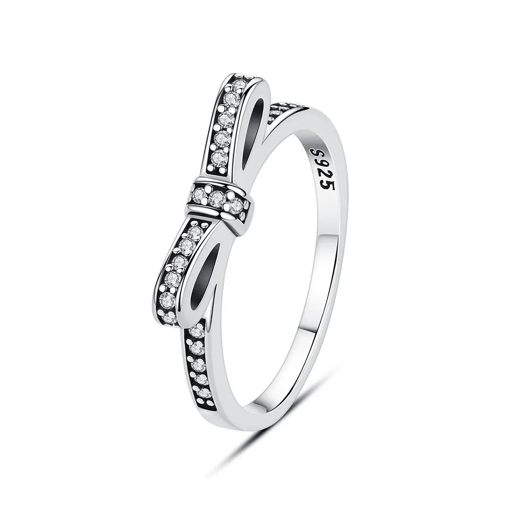 925 Sterling Silver Crown Heart Ring