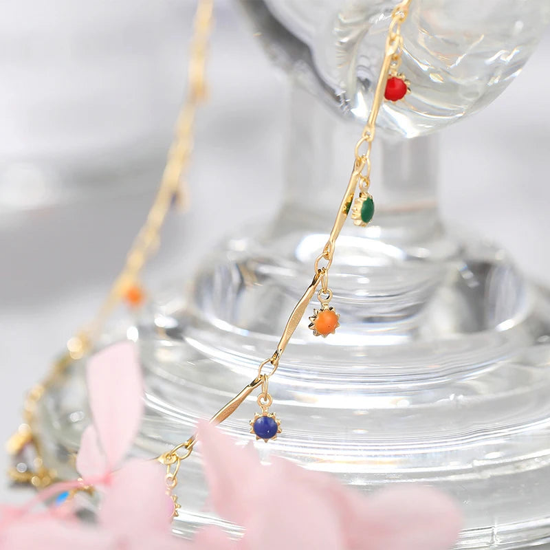 Fashion Candy Color Tassel Necklace