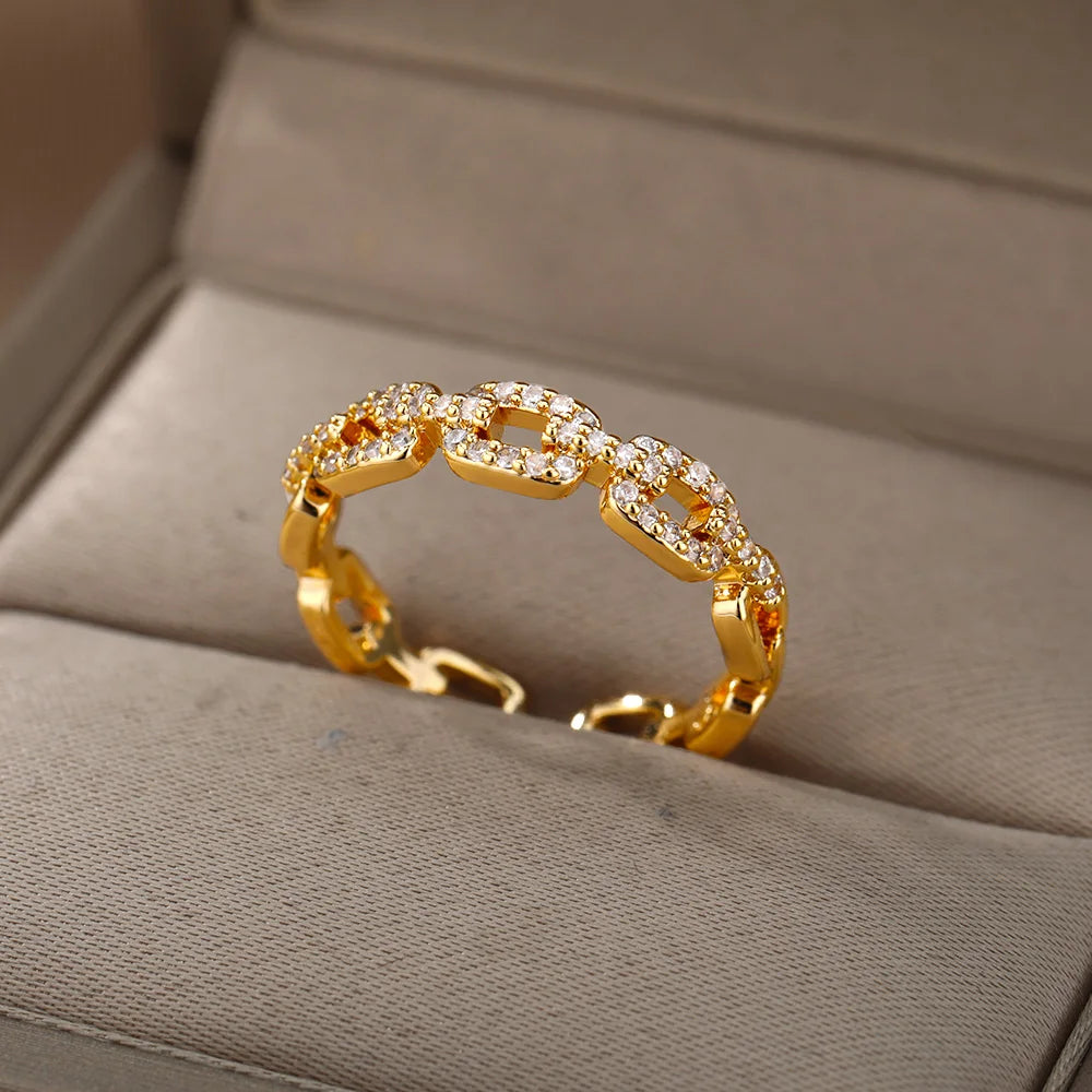 925 Silver Infinity Zircon Ring