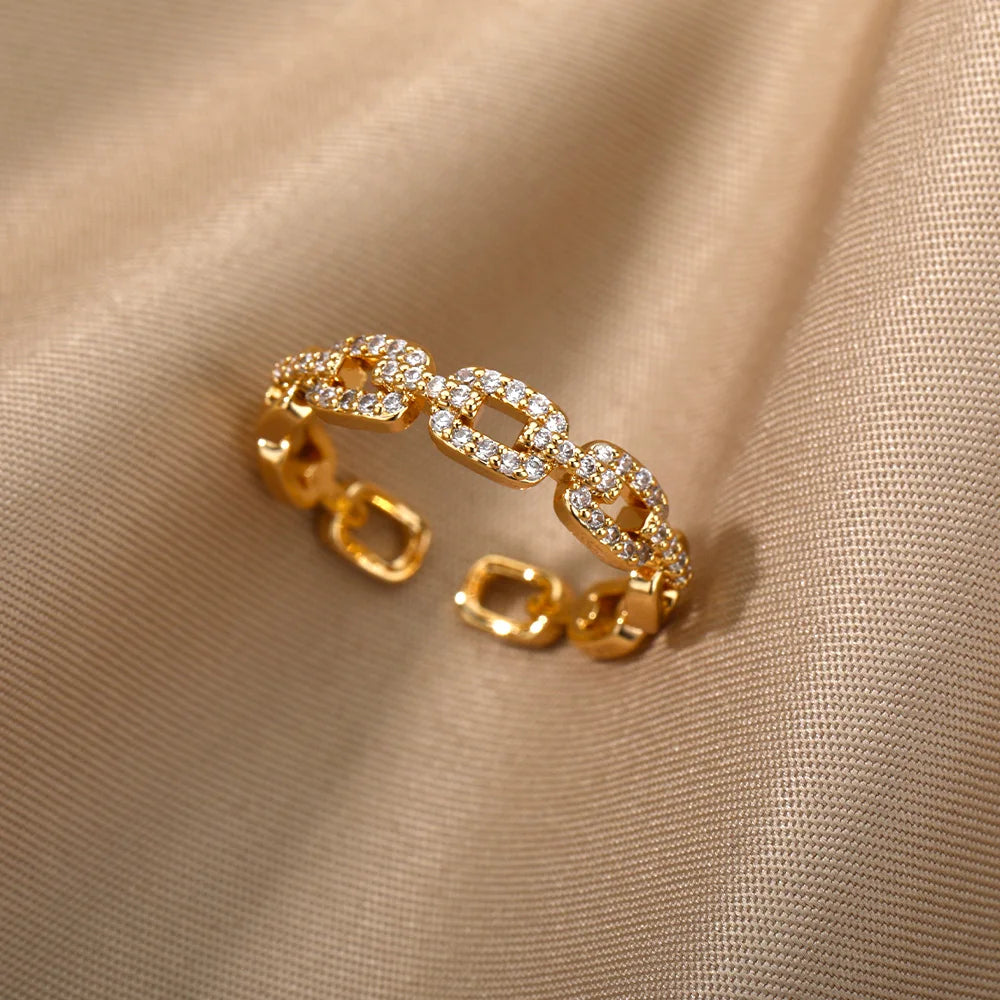 925 Silver Infinity Zircon Ring
