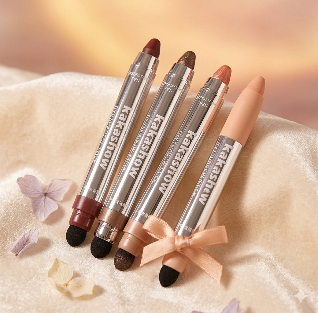 Bold Red Metallic Eye Stick