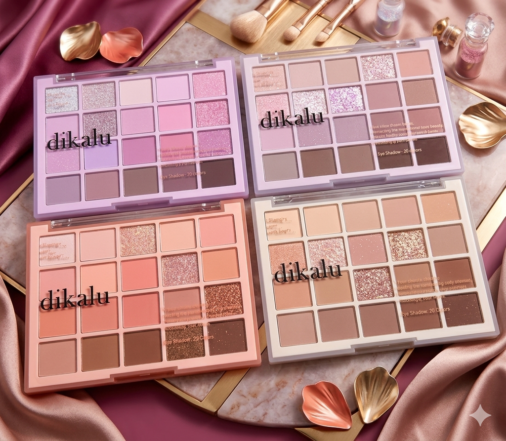 Calm Tone Brown Pink Palette