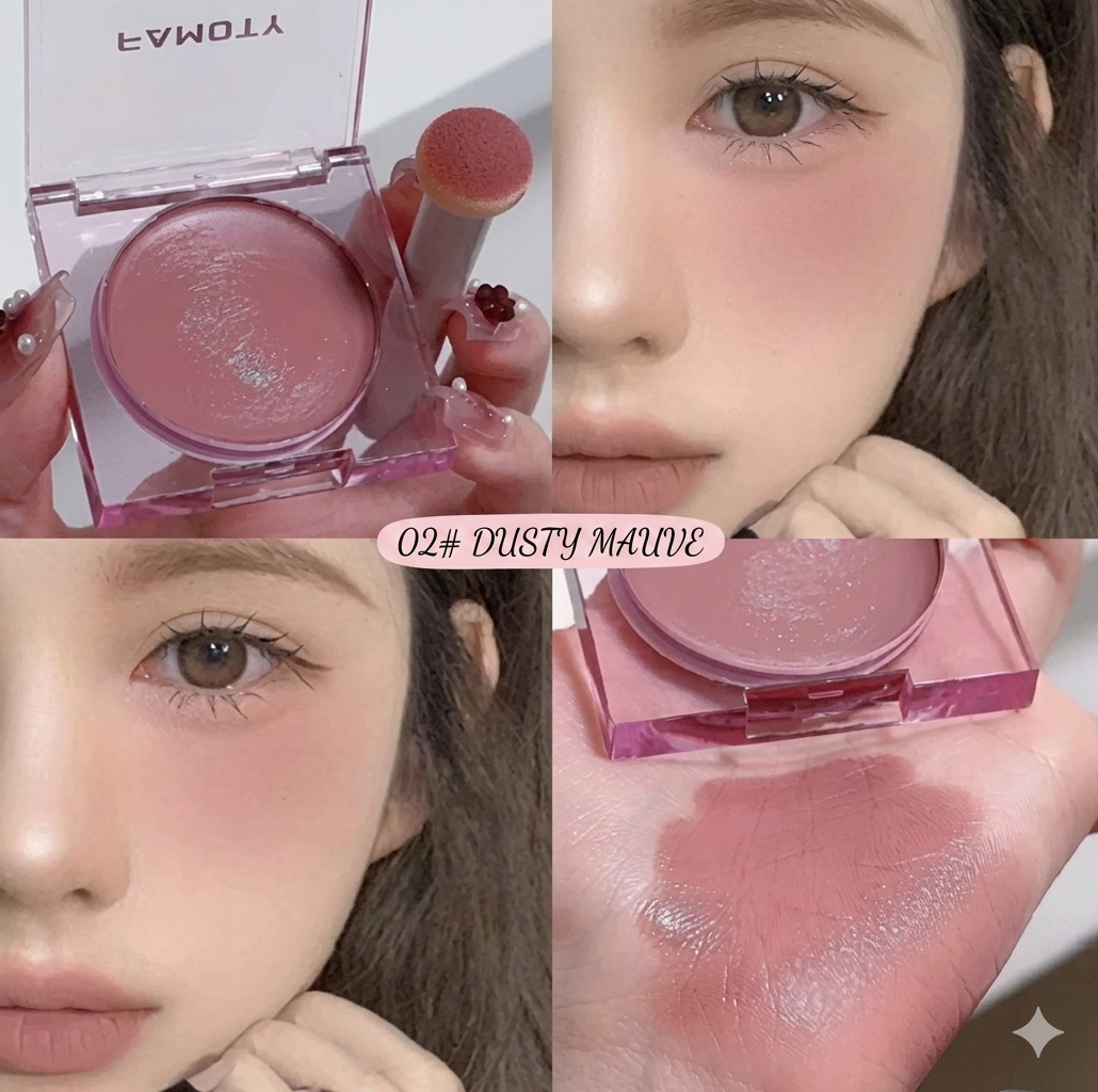 Peach Pink Natural Cheek Palette
