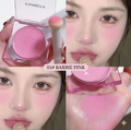 Peach Pink Natural Cheek Palette