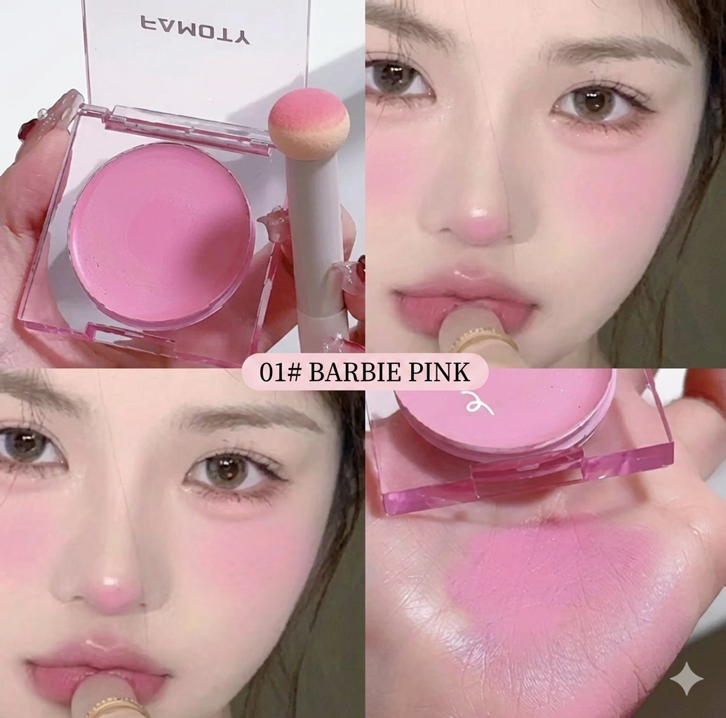 Peach Pink Natural Cheek Palette