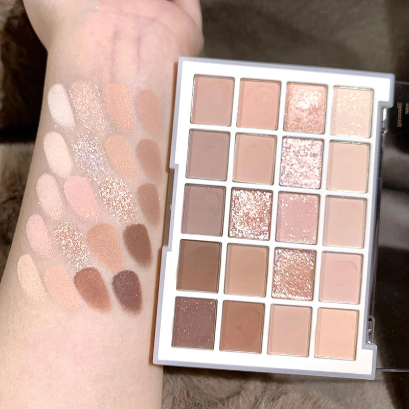 Calm Tone Brown Pink Palette