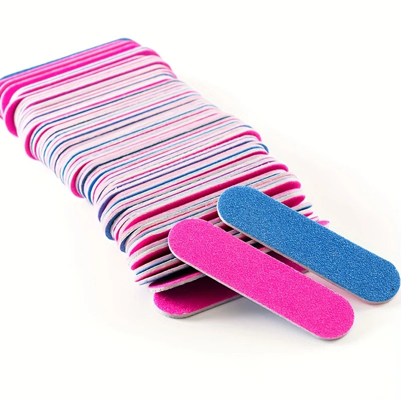 Mini Double-Sided Nail Files & Buffers for Smooth Shaping
