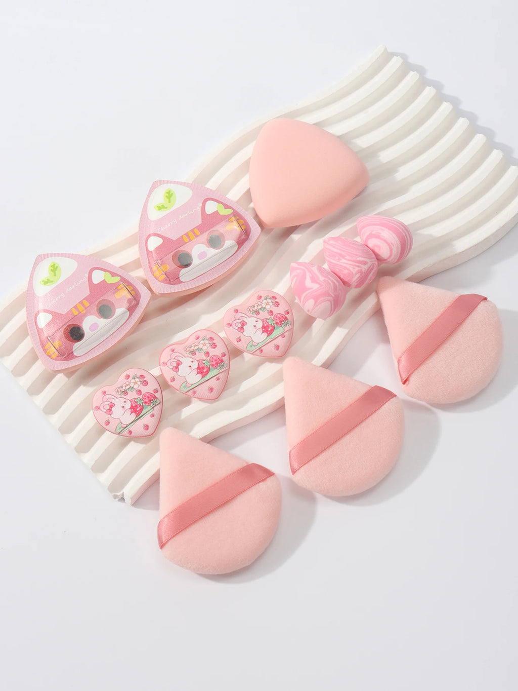 Cat Puff Makeup Blender Set