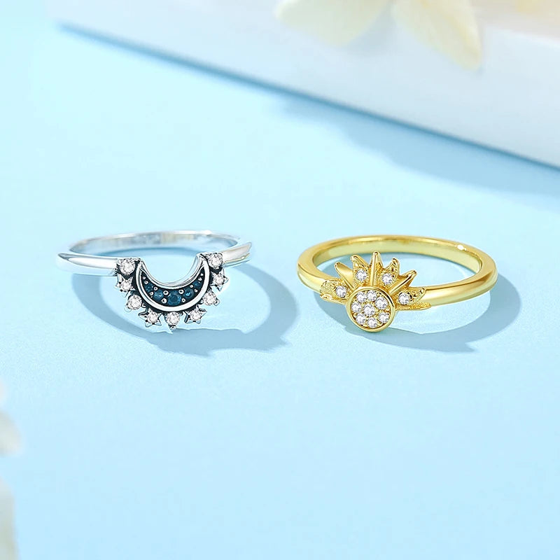 925 Sterling Silver Crown Heart Ring