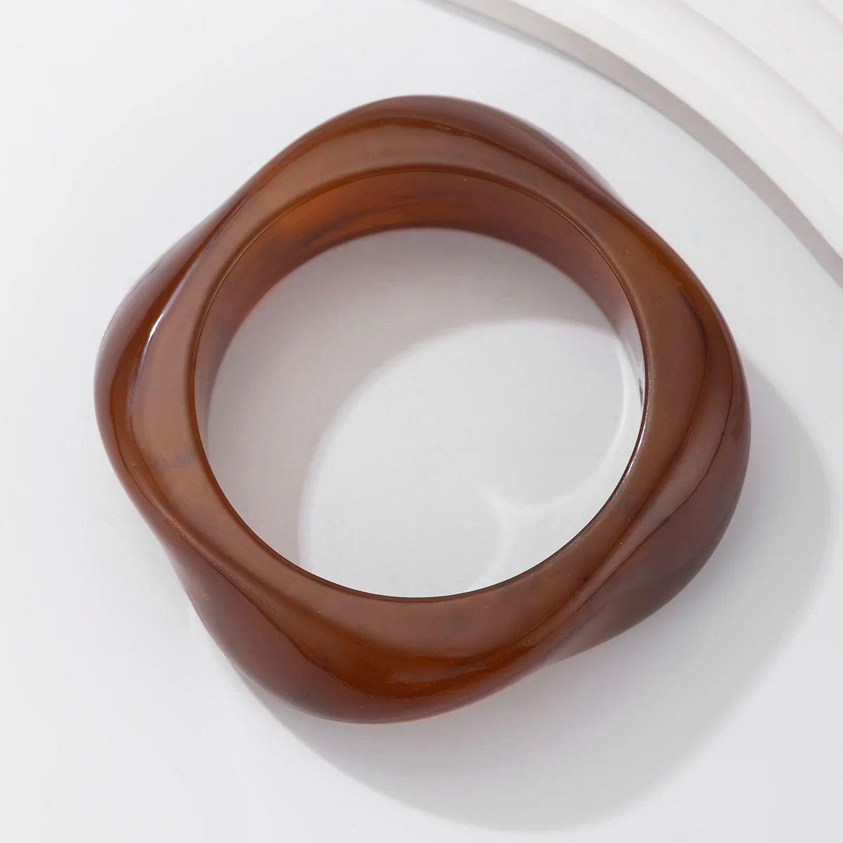 Vintage Punk Resin Acrylic Bangle Bracelet