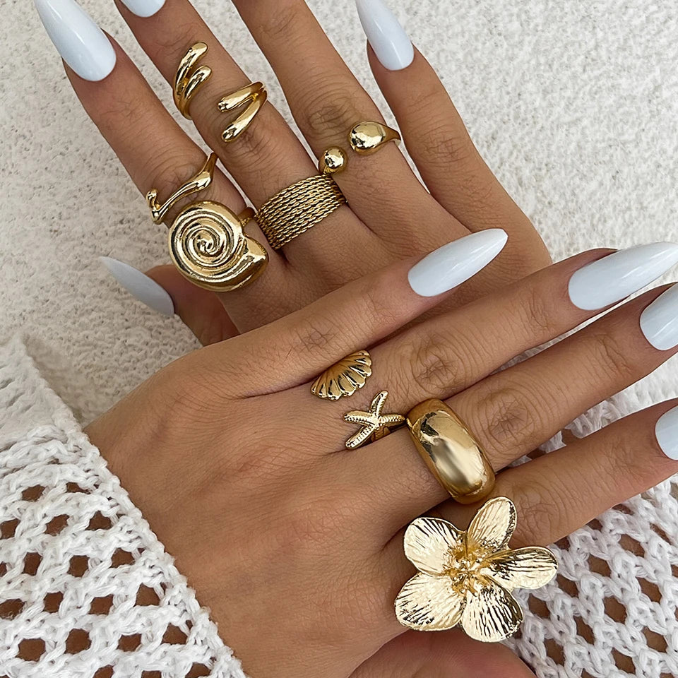 Ingemark Vintage Floral Open Ring
