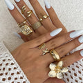 Ingemark Vintage Floral Open Ring