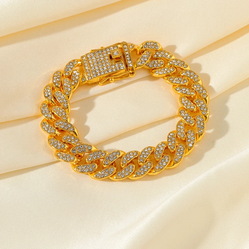 316L Stainless Steel Cuban Chain Bracelet
