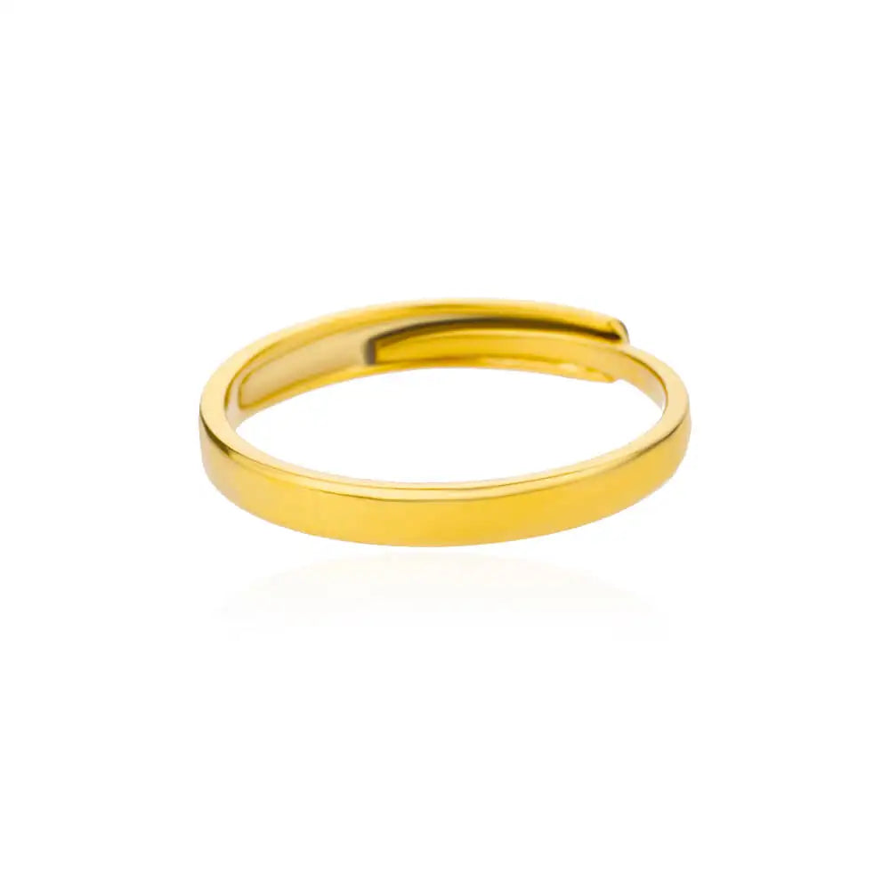 Luxury 316L Gold Stainless Steel Ring