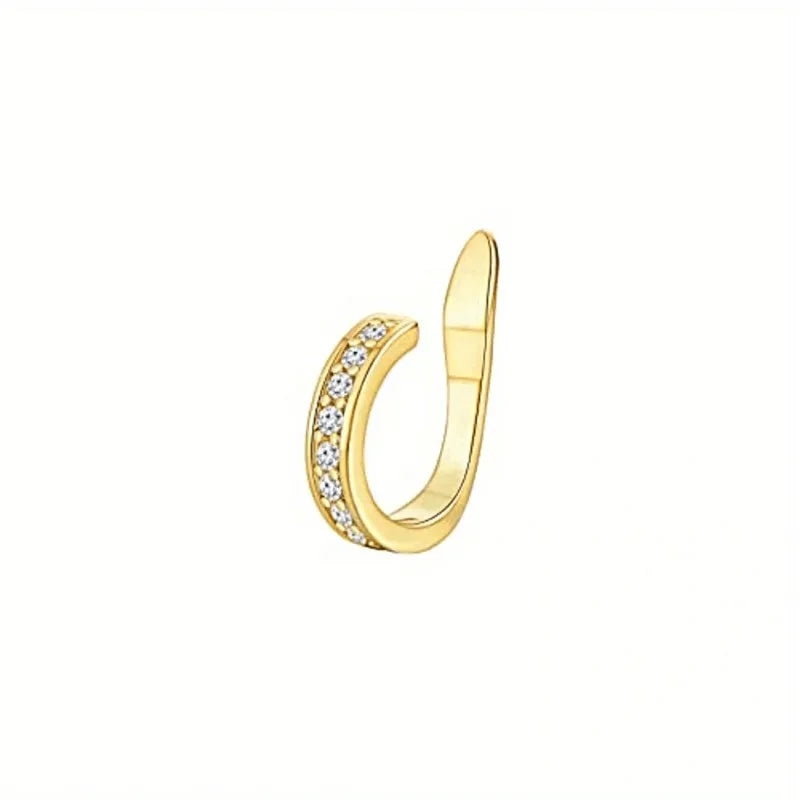 Cute Metal Leaf Ear Cuff Clip Earrings
