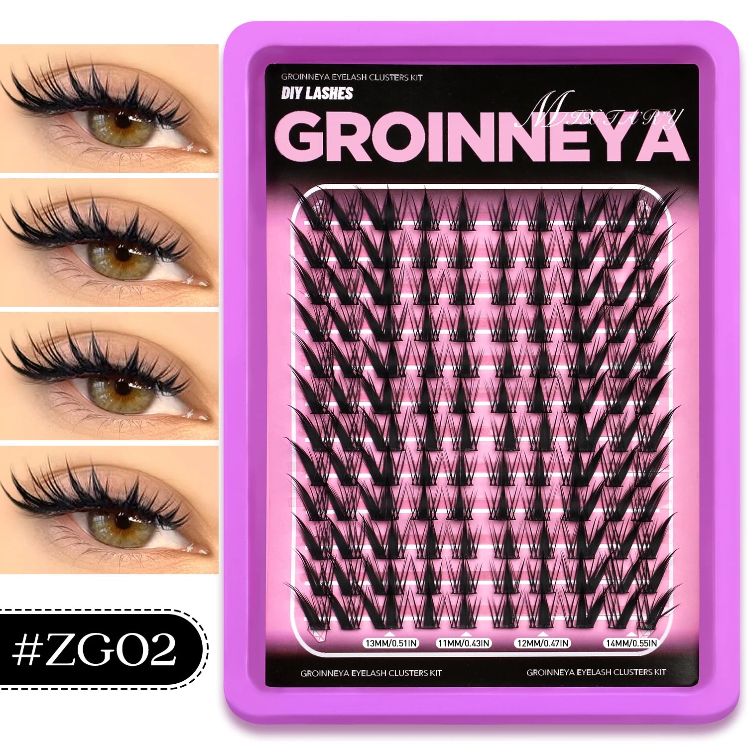 GROINNEYA DIY Lash Cluster Set