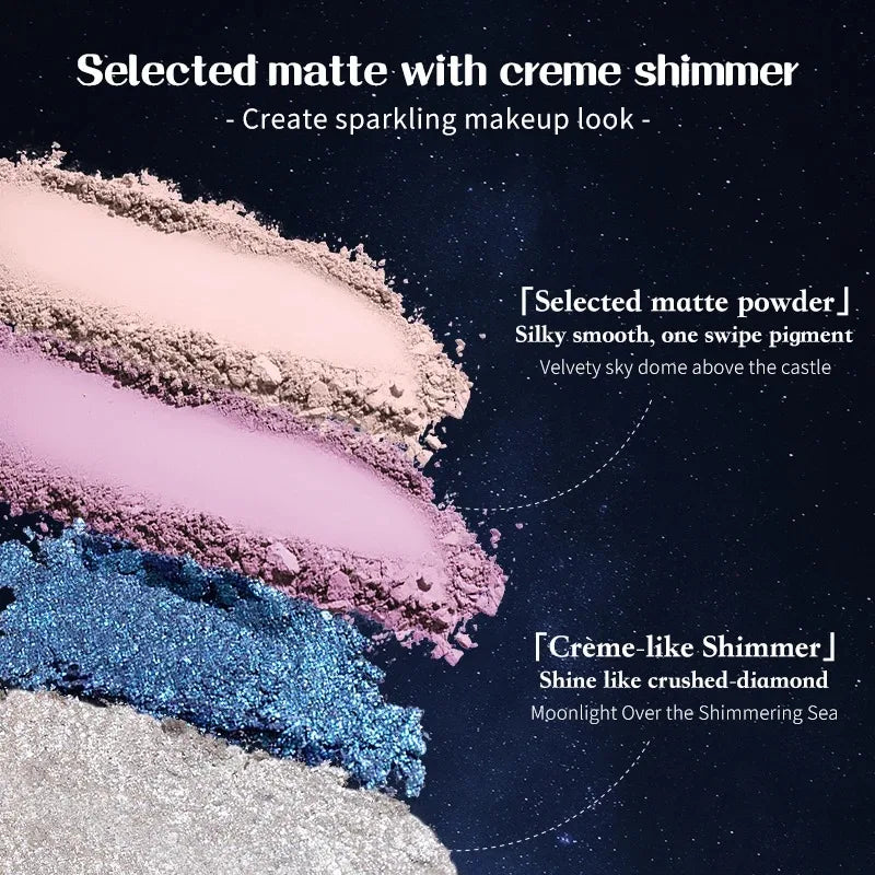 Elegant Mermaid Sparkle Palette