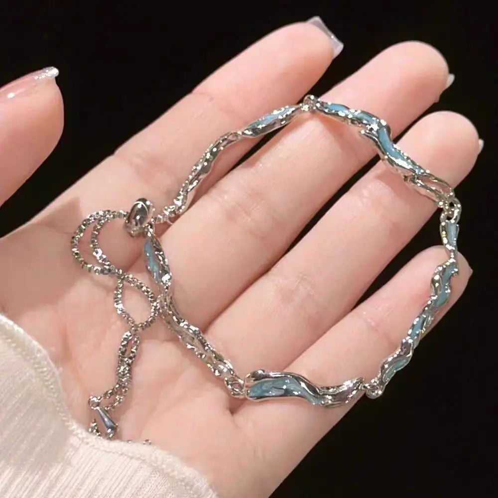 Cherry Blossom Bow Zircon Bracelet