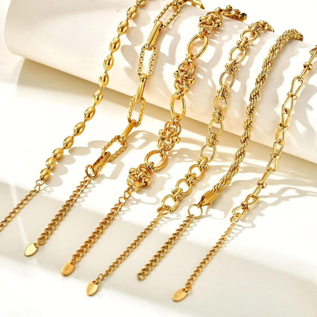 Chunky Stainless Steel Link Chain Bracelet