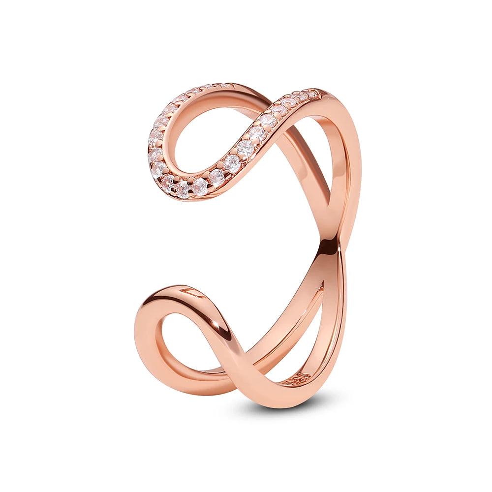 925 Sterling Silver Crown Heart Ring