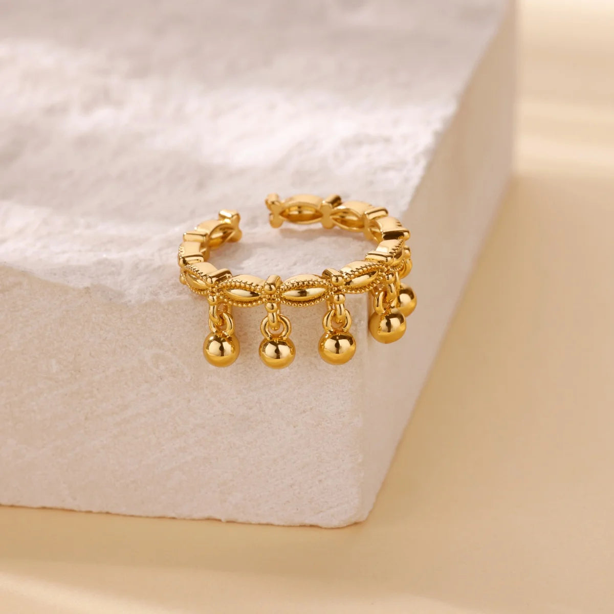 Stainless Steel Chunky Wide Ring