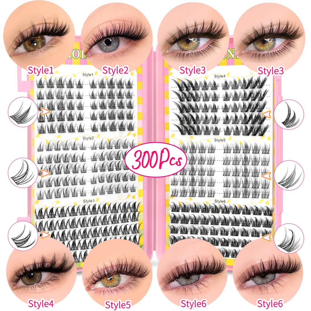 GROINNEYA 320PCS Lash Cluster Tray