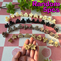 Beige mini hair clips set (5–30 pcs), cute everyday accessories for daily use, occasions, and travel.