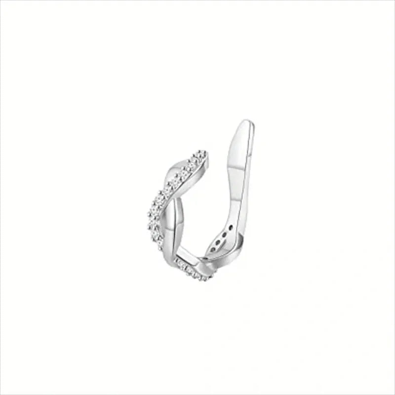 Cute Metal Leaf Ear Cuff Clip Earrings