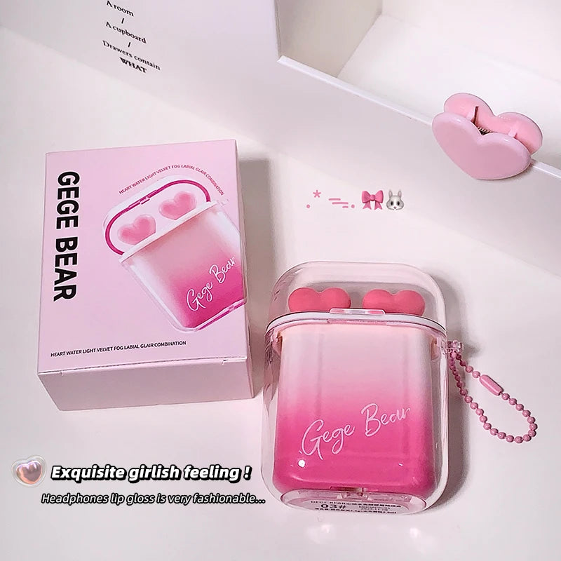 Cute Bear Lip Glaze Set