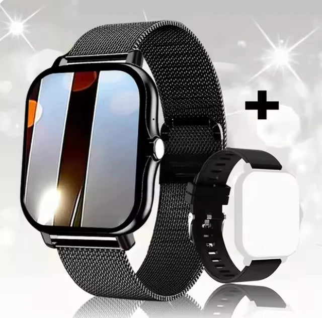 KESHUYOU Smartwatch – calls, SpO2 & BP monitoring. Stylish health watch for daily use & gifting.