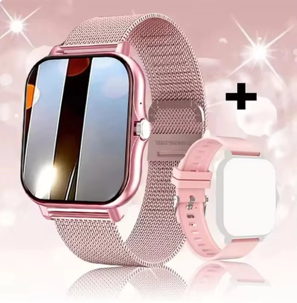 KESHUYOU Smartwatch – calls, SpO2 & BP monitoring. Stylish health watch for daily use & gifting.