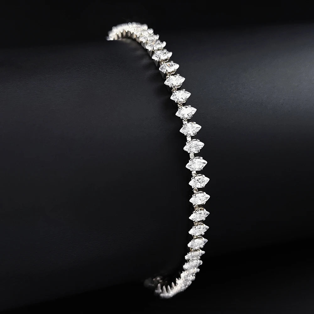 Luxury Marquise Oval Square Cut Tennis Bracelet