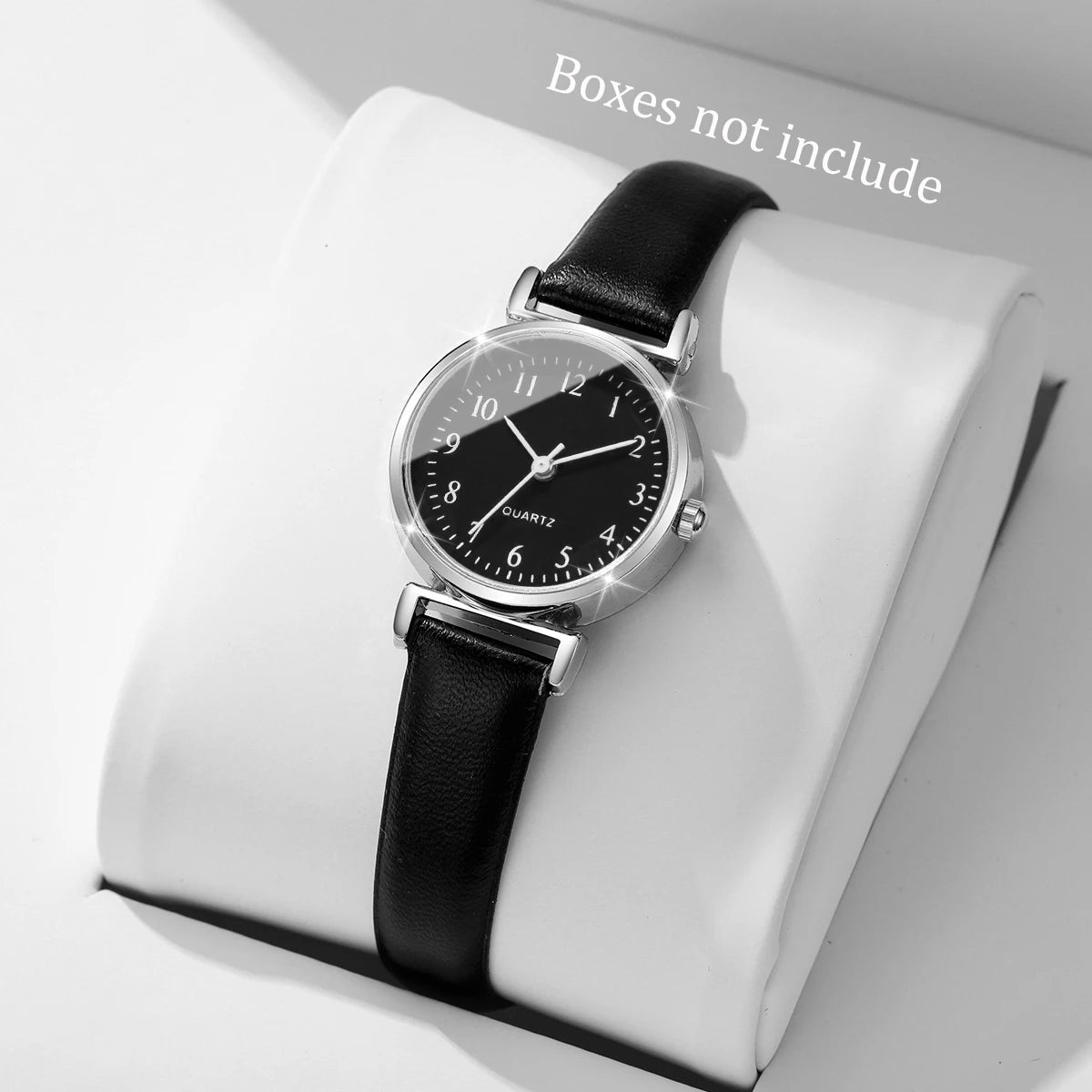 Fashion Small Dial Women Watch – Simple Leather Band Quartz Wristwatch