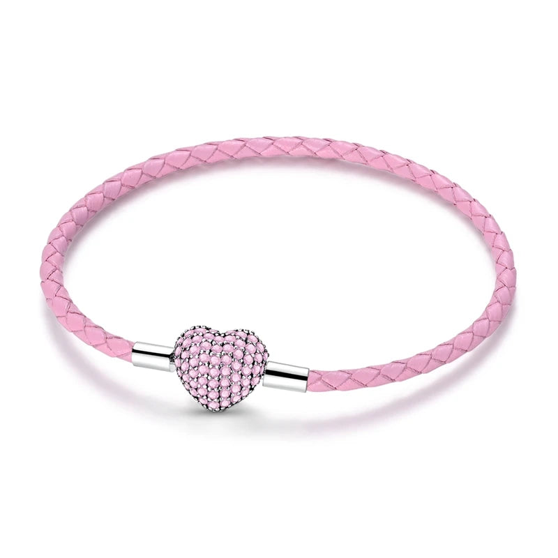 Star Moon Sun 925 Silver Charm Bracelet