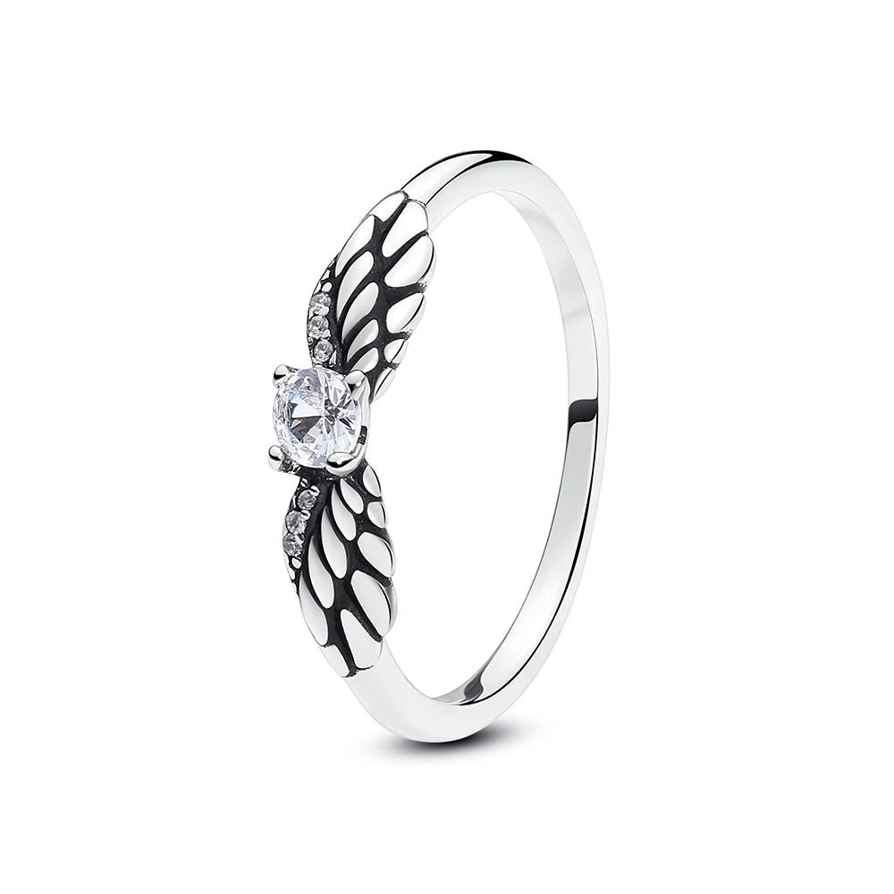 925 Sterling Silver Crown Heart Ring