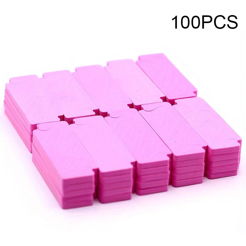 2/10/20/50/100PCS Pink Nail Art Toe Separators
