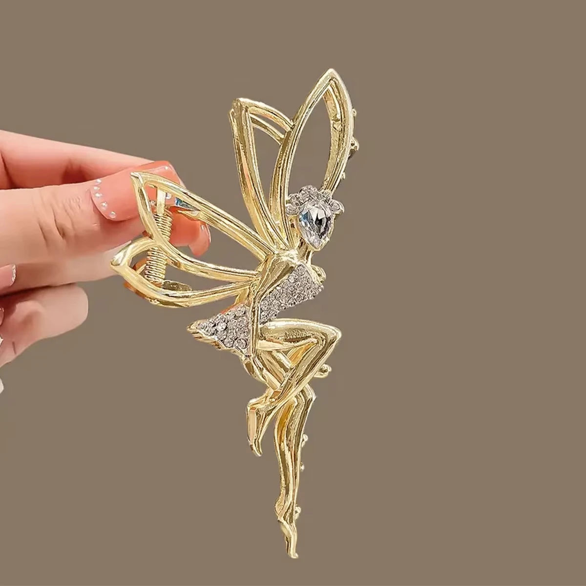 Gothic Spider Hair Claw Clip