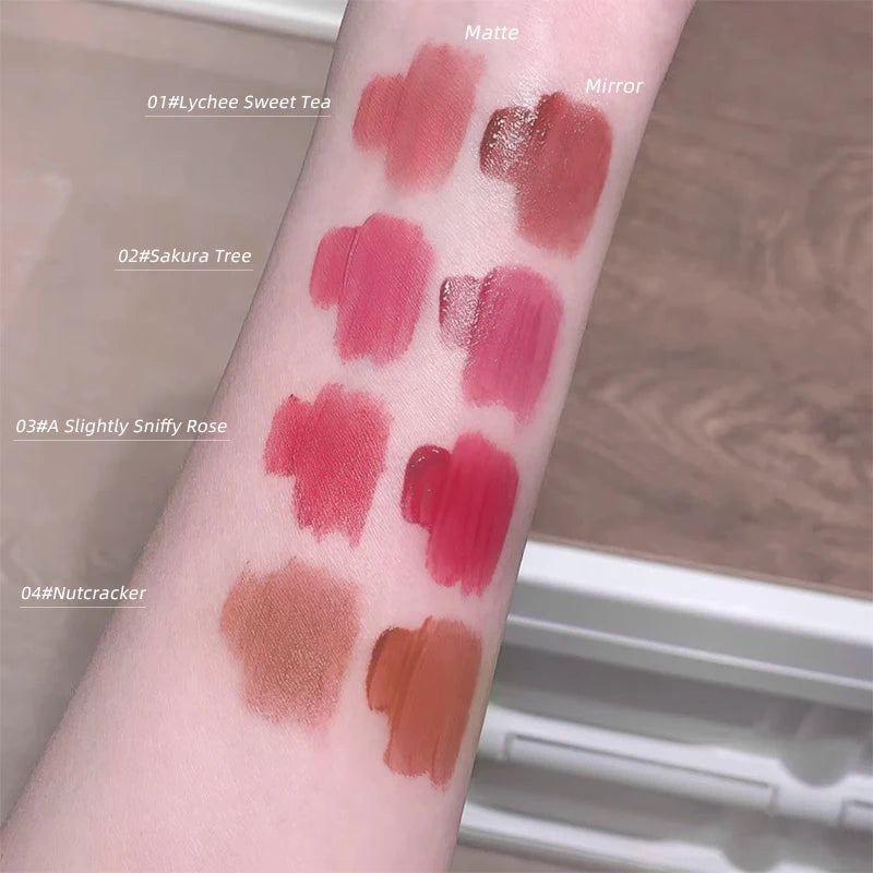 Cute Bear Lip Glaze Set