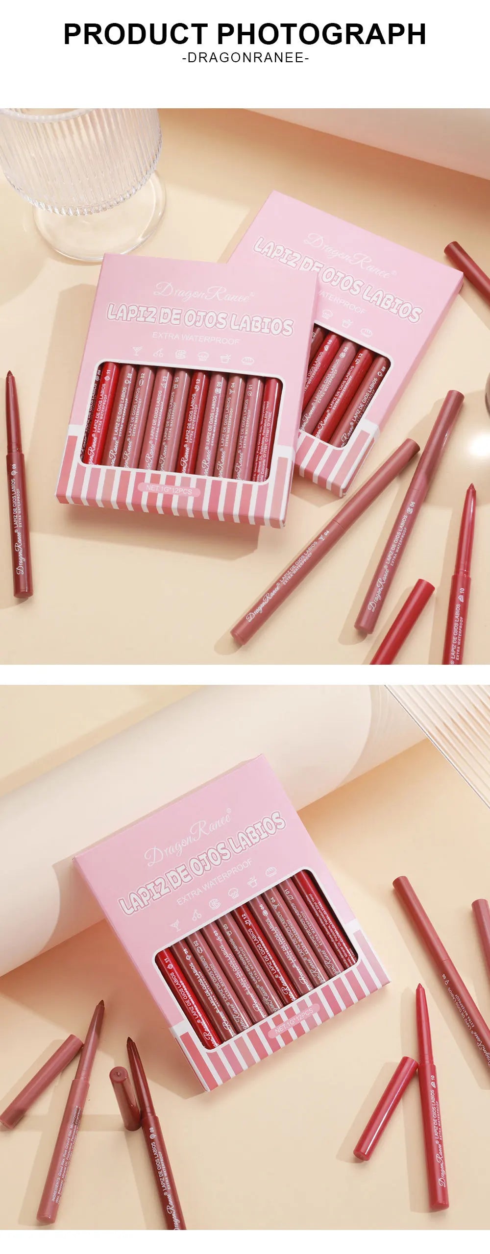 Pink Velvet Lip Set