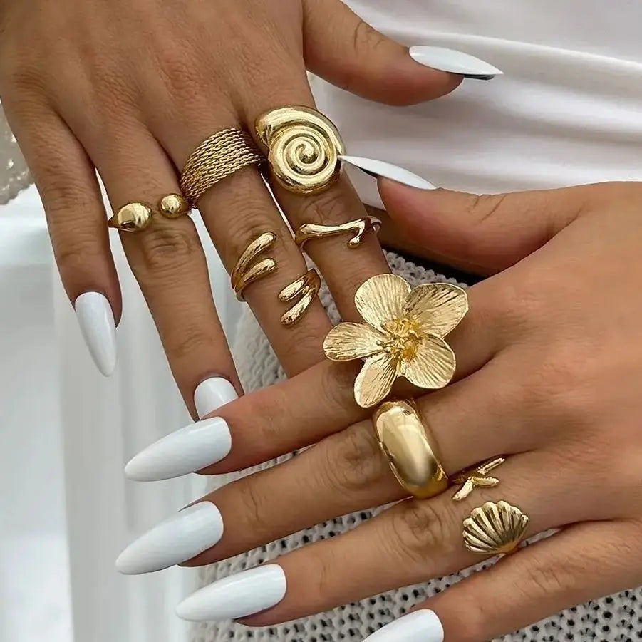 Ingemark Vintage Floral Open Ring