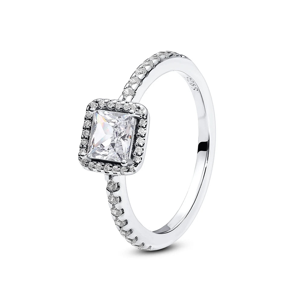 925 Sterling Silver Crown Heart Ring
