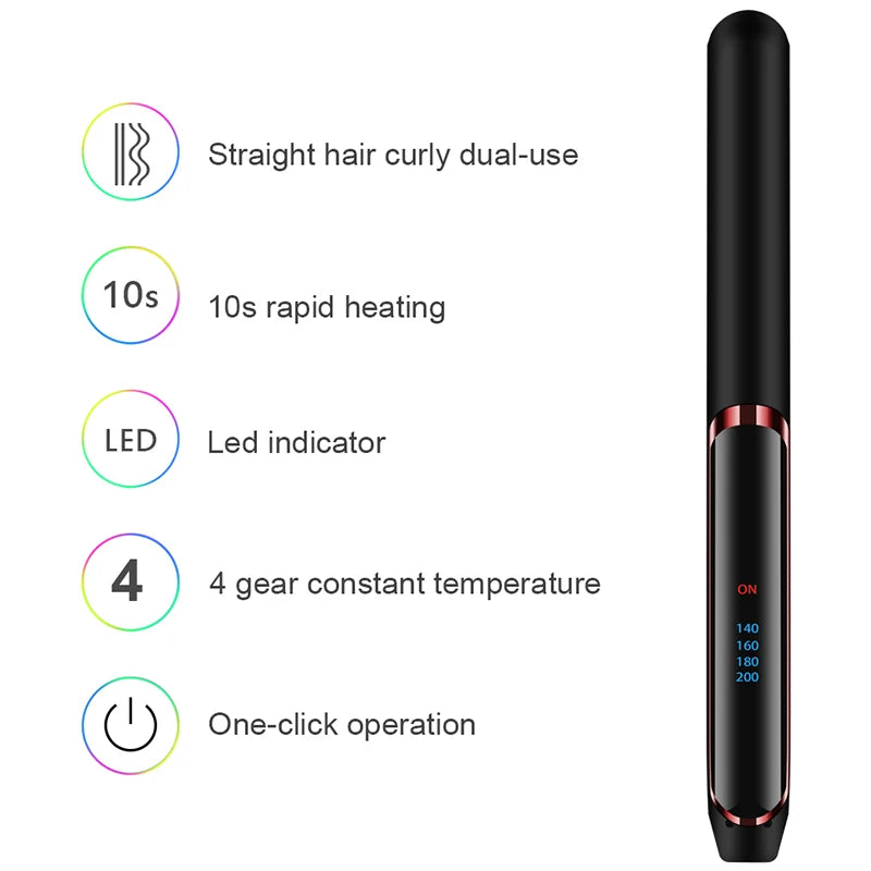 Ceramic Hair Straightener & Curler