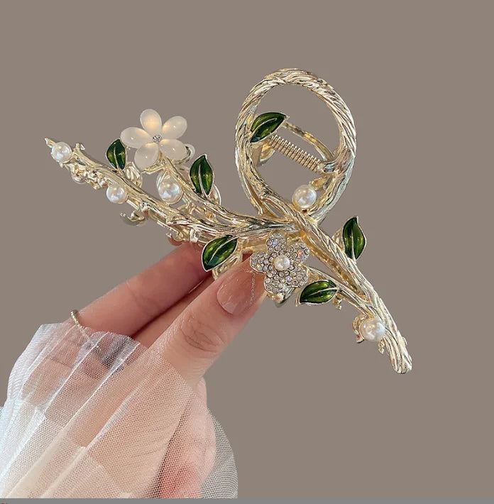 Gothic Spider Hair Claw Clip