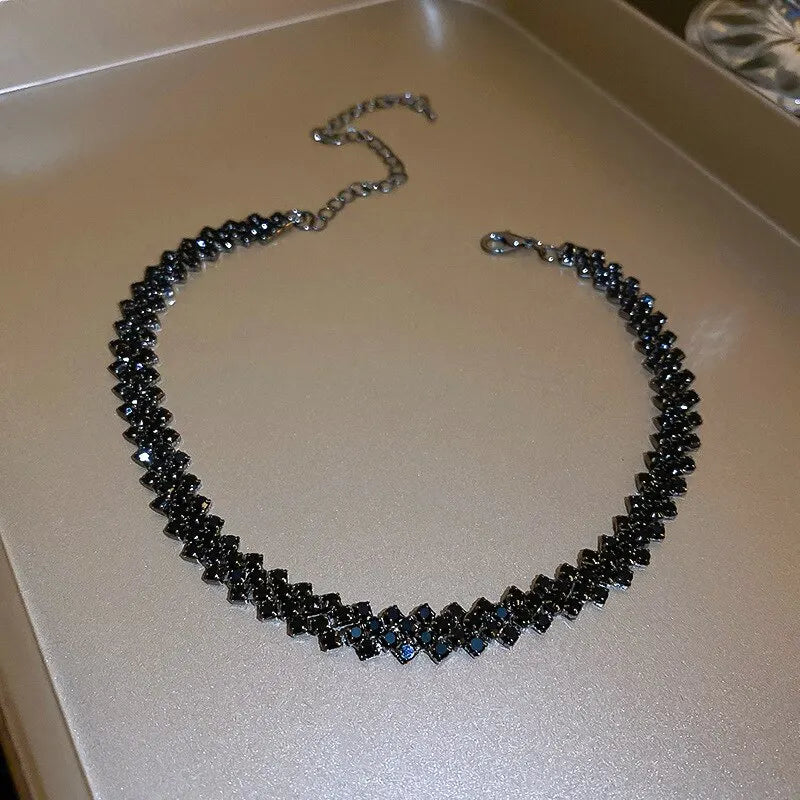 Luxury Full Rhinestone Choker Necklace
