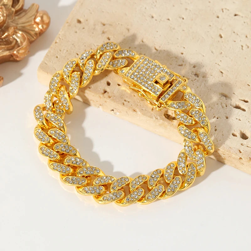 316L Stainless Steel Cuban Chain Bracelet
