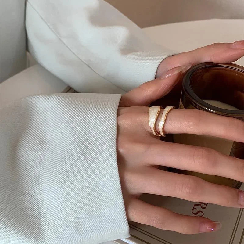 LATS Vintage Irregular Open Ring