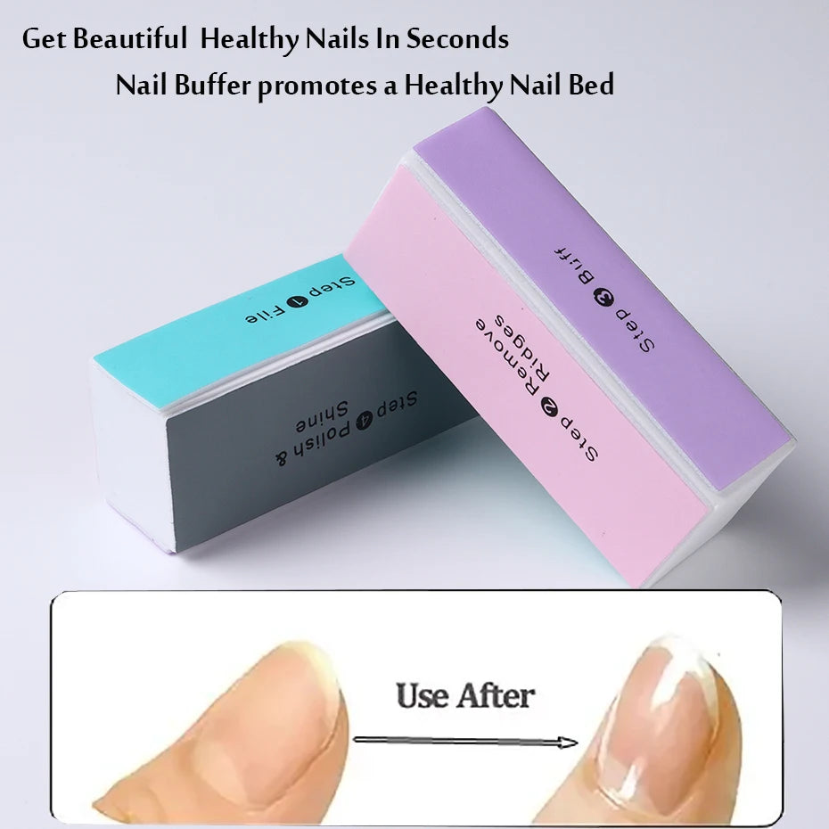 5 Pcs Nail Buffer Block Set