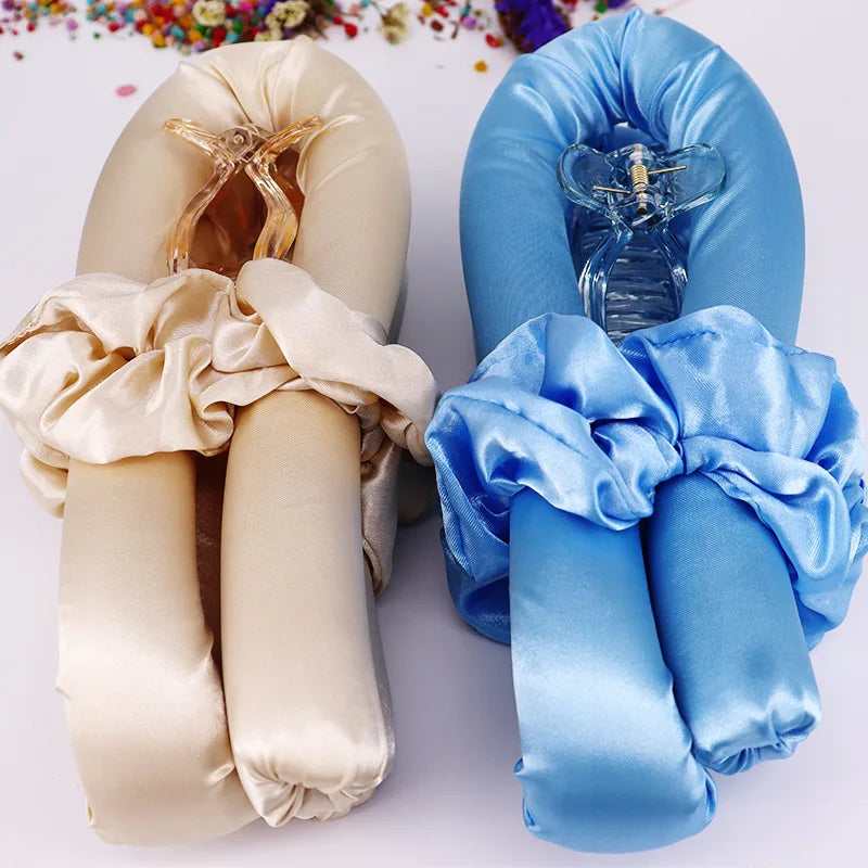 1-2 Set Heatless Curling Rod Headband