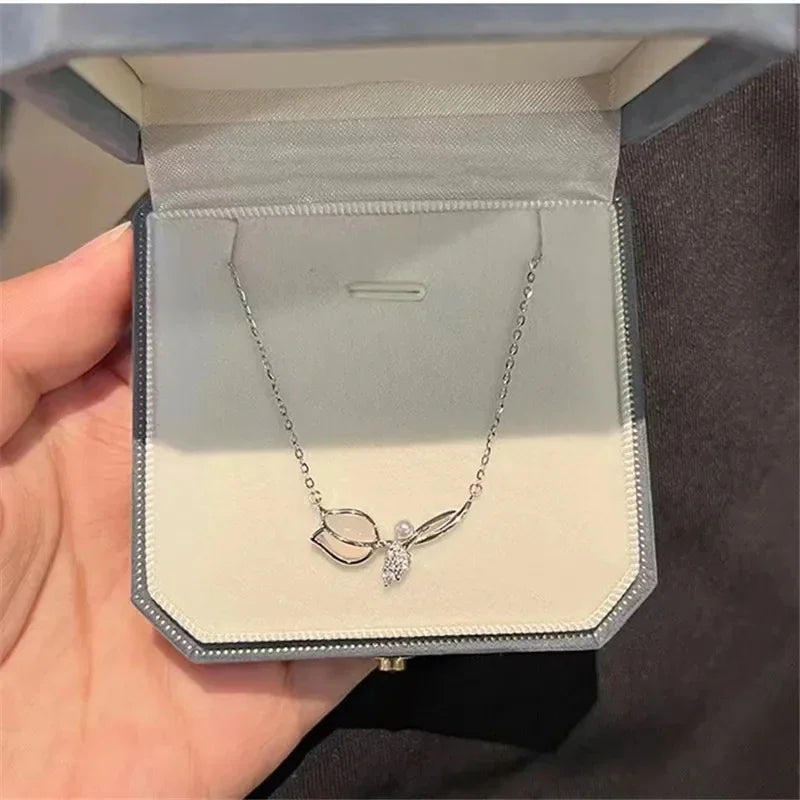 Hollow Love Heart Pendant Necklace