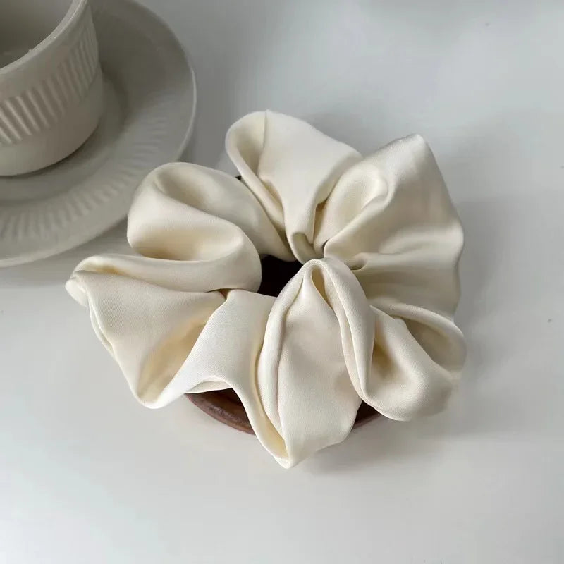 1pcs Women Silk Satin Scrunchies